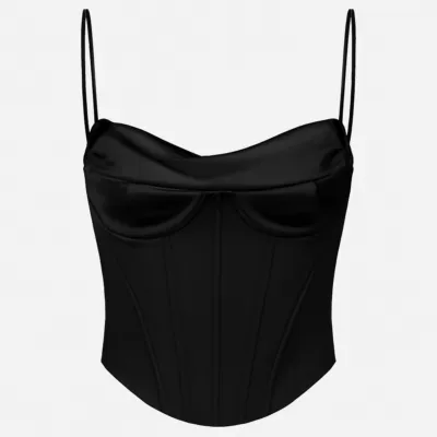 Bustiera Femei Elegante Neagra rochie