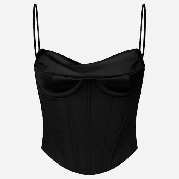 Bustiera Femei Elegante Neagra rochie