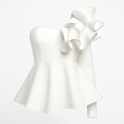 Bustiera new yorker alba abdominal