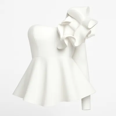 Bustiera new yorker alba abdominal