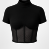Tricou cu corset
