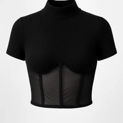 Tricou cu corset