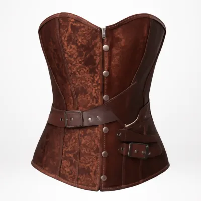 Steampunk Bustiere corset bustier bej