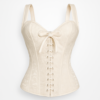 Bustiere corset de fildeș alb elegant