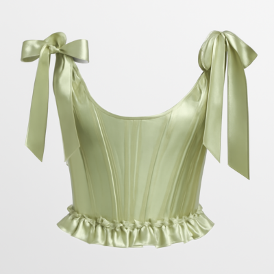 Corset Bustiere verde halloween