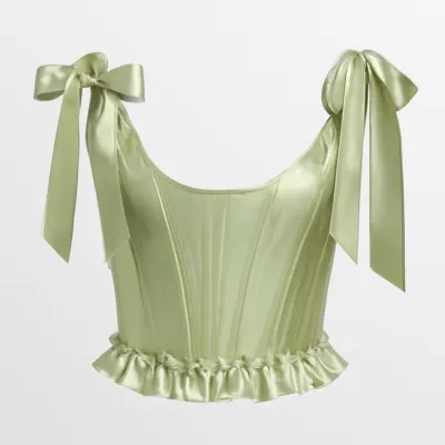 Corset Bustiere verde halloween