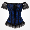 Corset alb dantela