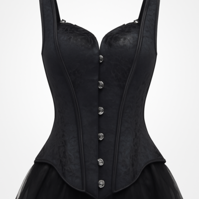 Corset negru elegant