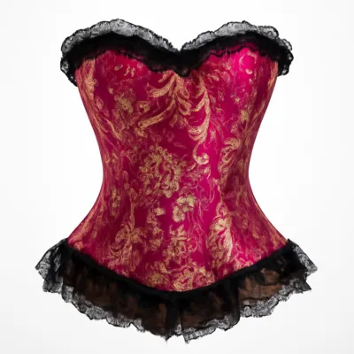 Corset roz și auriu ny