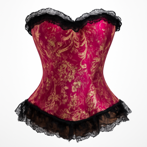 Corset roz și auriu ny