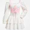 Centură de corset roz pudră