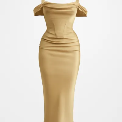 Rochie corset satin
