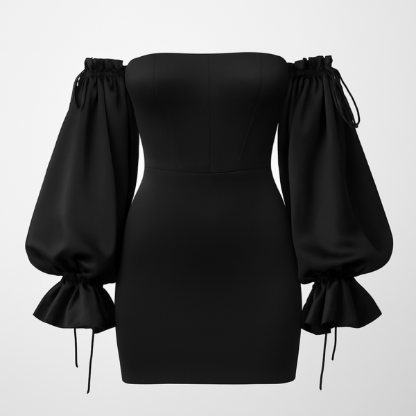 Corset cu maneci bufante