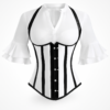 Corset cu dungi albe și negre