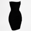 Rochie corset din tul negru