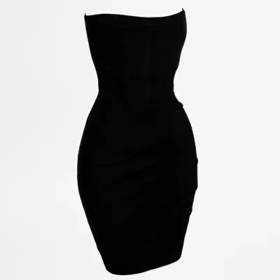Rochie corset din tul negru
