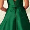 Rochie de seară elegantă, de înaltă calitate, verde, lungă, corset pentru femei