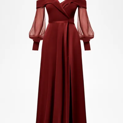 Rochie corset lungă un ton lungime mâneci: lungime mâneci lungime: lungă satin rochie